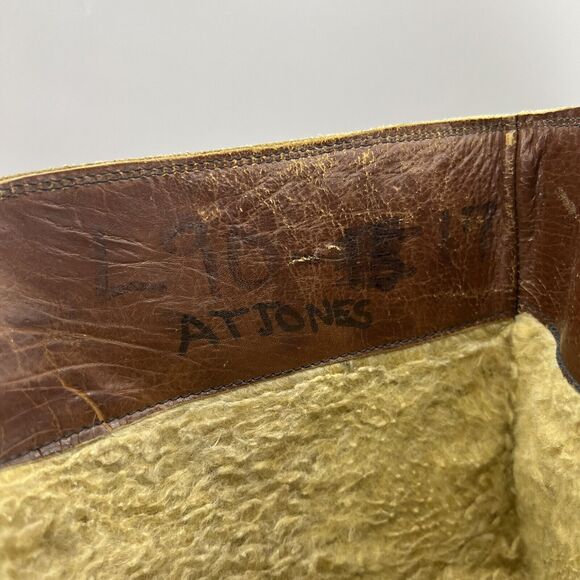 Eurosuole Western Front Zip Up Boots Men Size 9 US, 42 EU Brown Leather Cushion - Picture 10 of 11